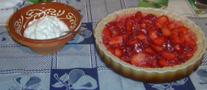 dsc005802 Tarte de Morangos e Bolachas