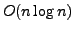 $O(n \log n)$