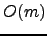 $ O(m)$