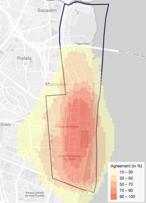 agreement on the area of Parque das Nacoes